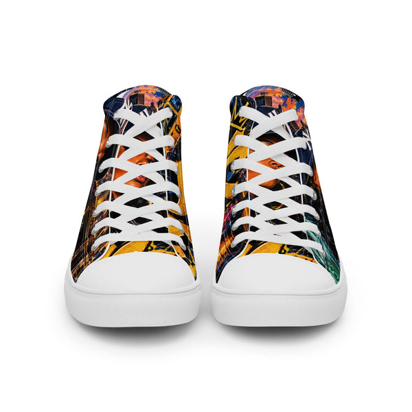 Lux & Lounge NYC Collection featuring NYC Street Vibes high-top sneakers