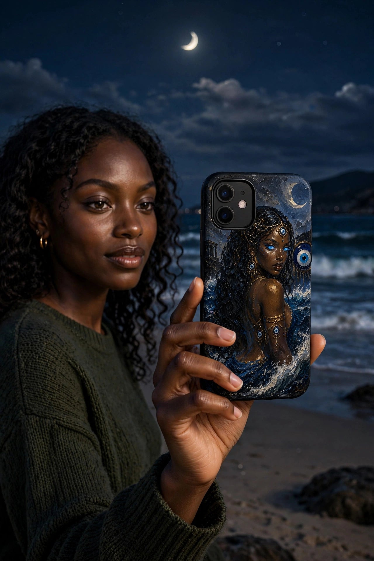 The Siren’s Gaze Phone Case
