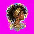 Golden Goddess Holographic stickers