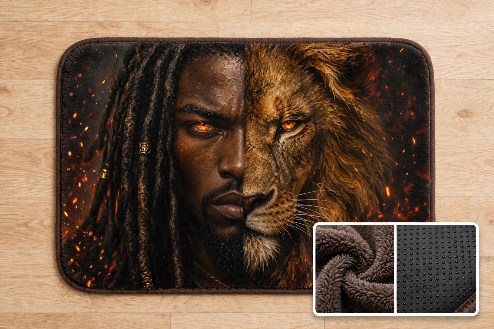 The Lion Within Bath Mat