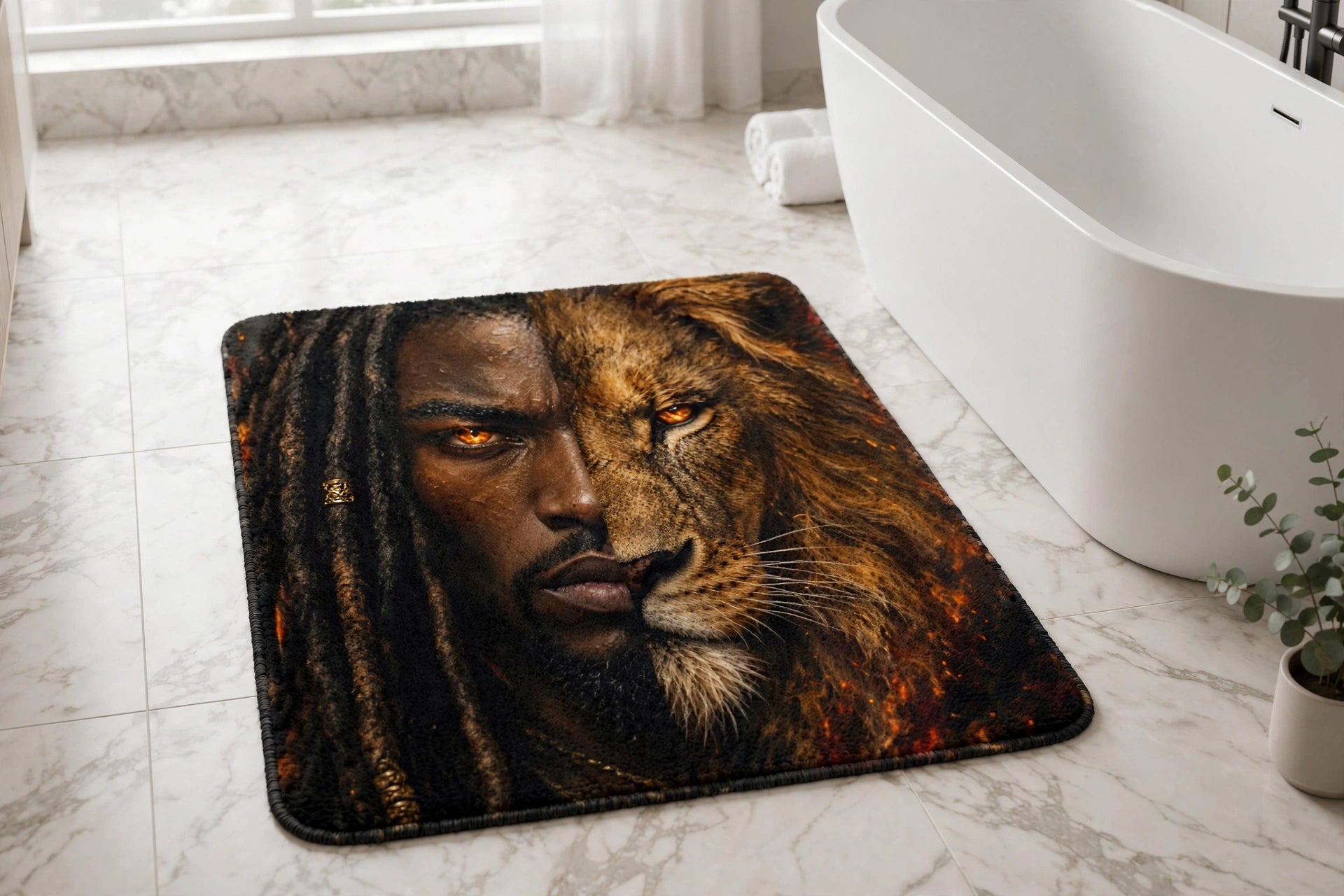 The Lion Within Bath Mat