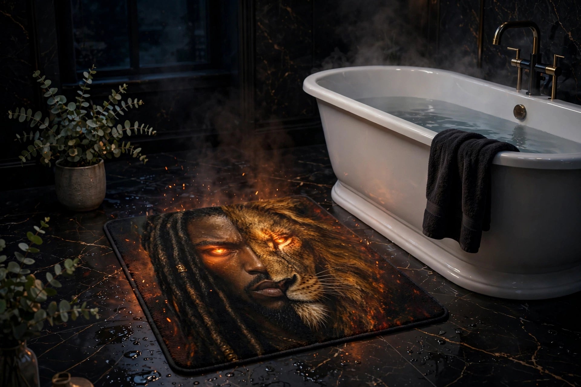 The Lion Within Bath Mat