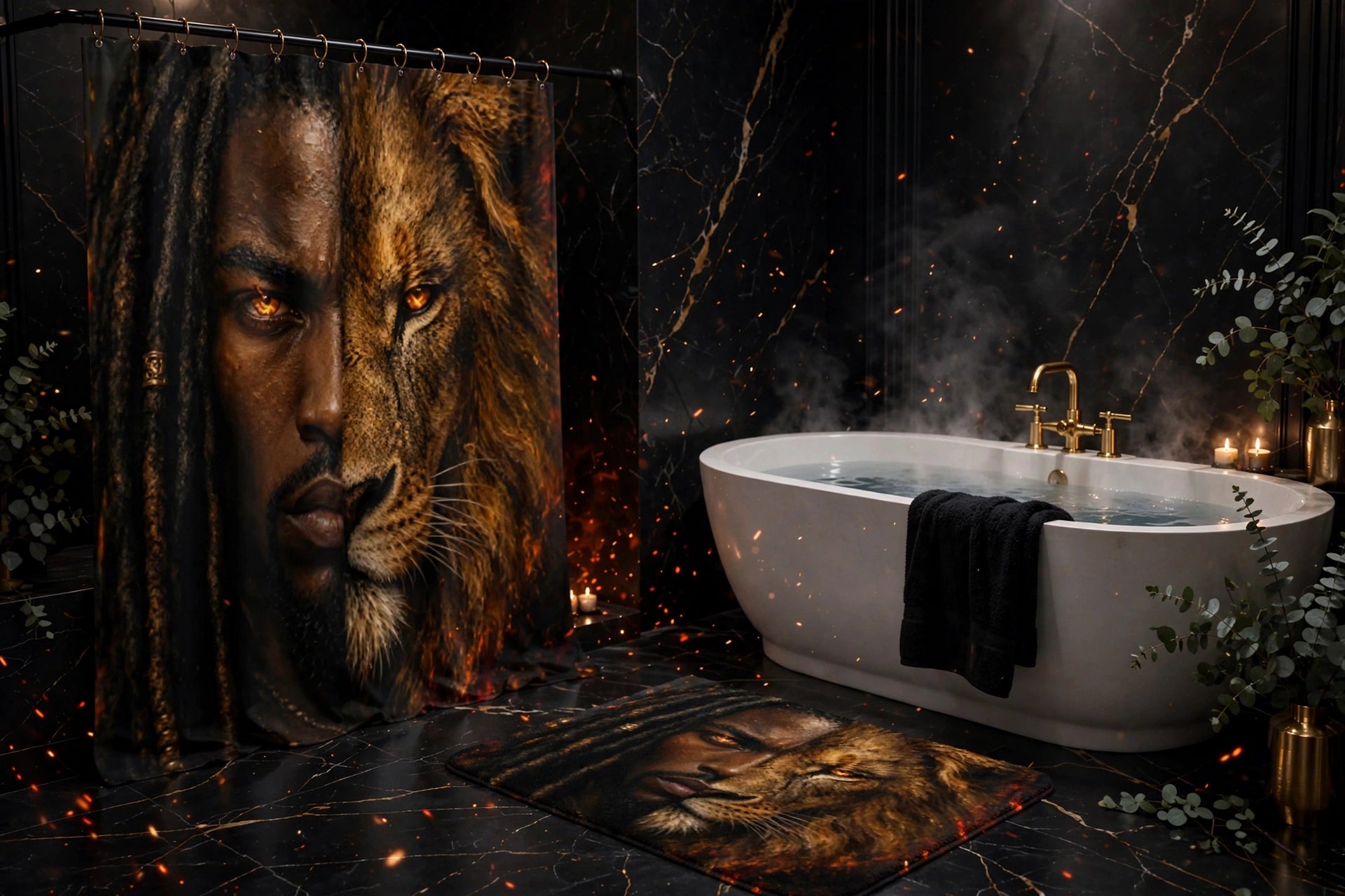 The Lion Within Bath Mat