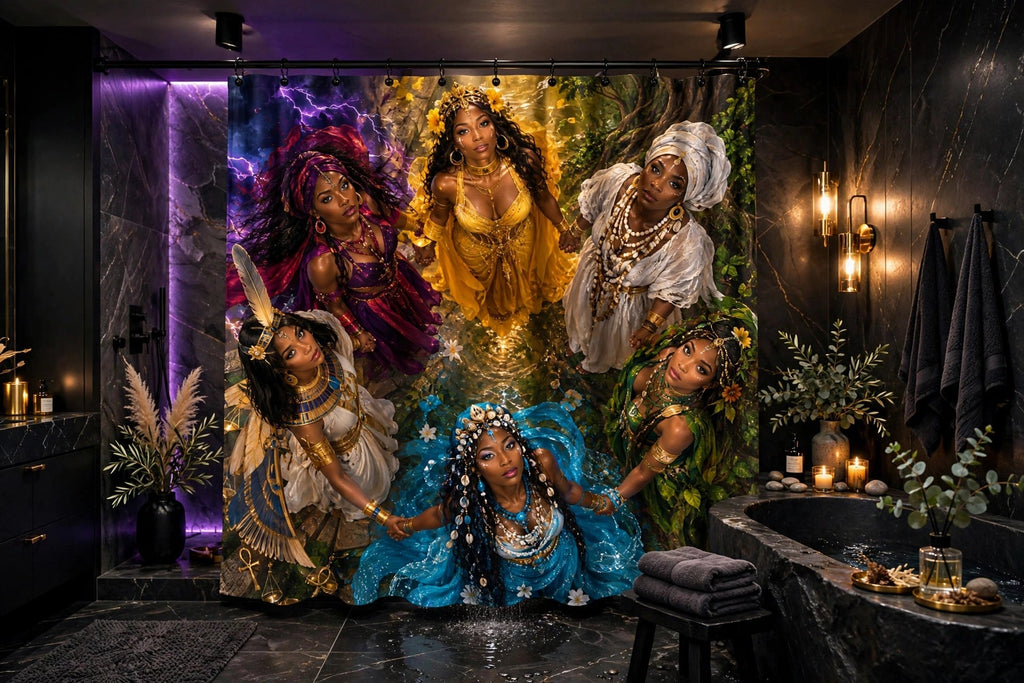 Daughters of the Elements Shower Curtain