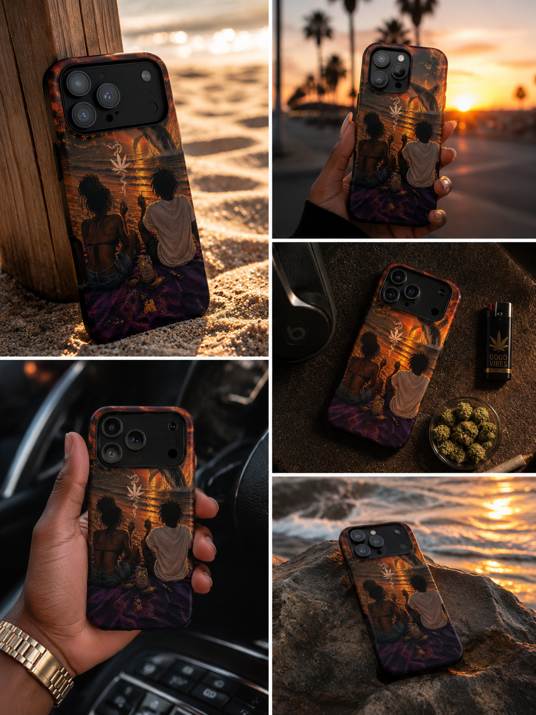 Sunset Kush Tough Case for iPhone®