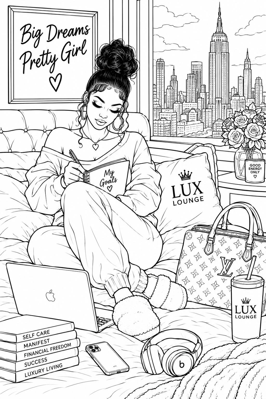 Loving Me Coloring book