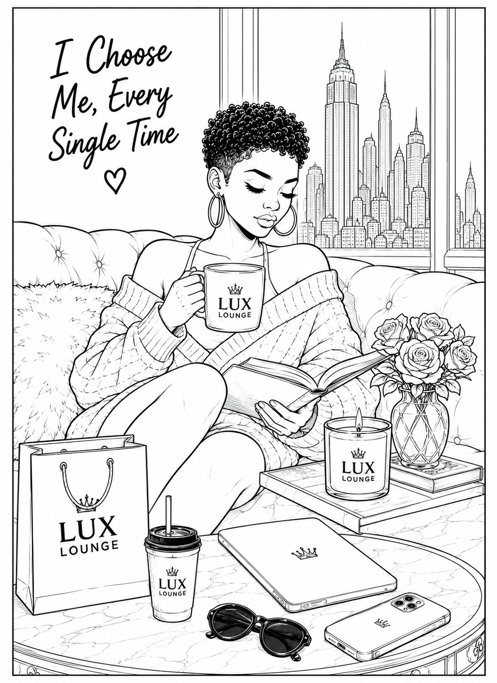Loving Me Coloring book