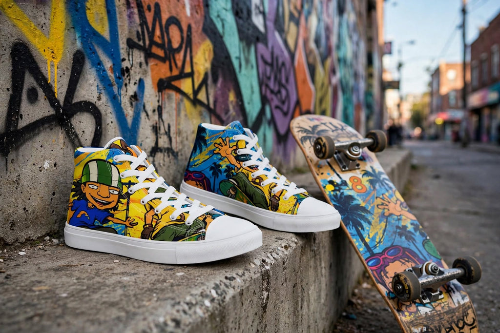Rocket Power sneaker product artwork