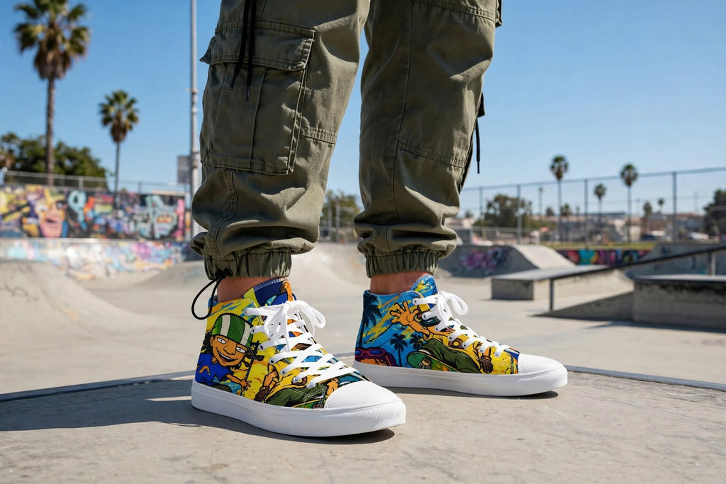 Rocket Power sneaker product artwork