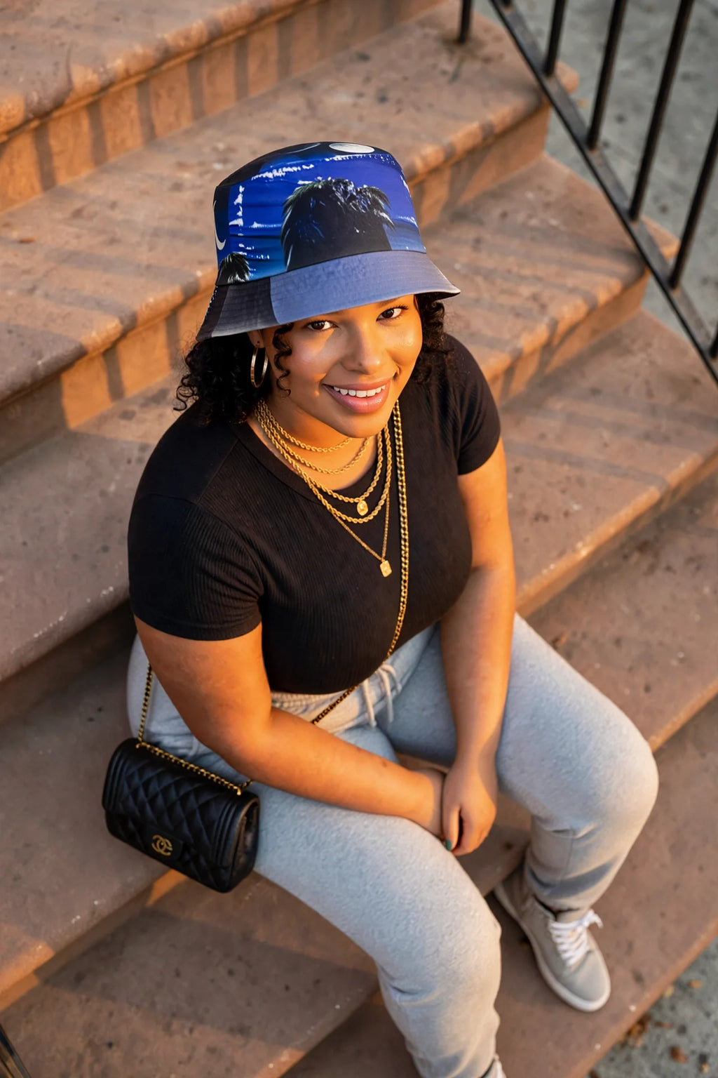 Midnight Kush FlipSide Bucket Hat product view