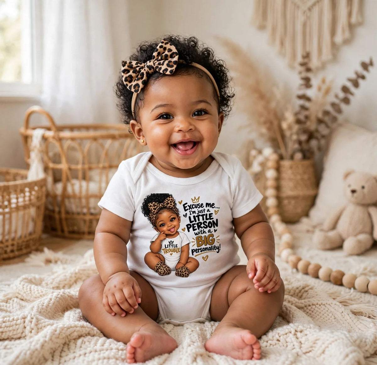 Little Miss Sassy baby bodysuit alternate product view