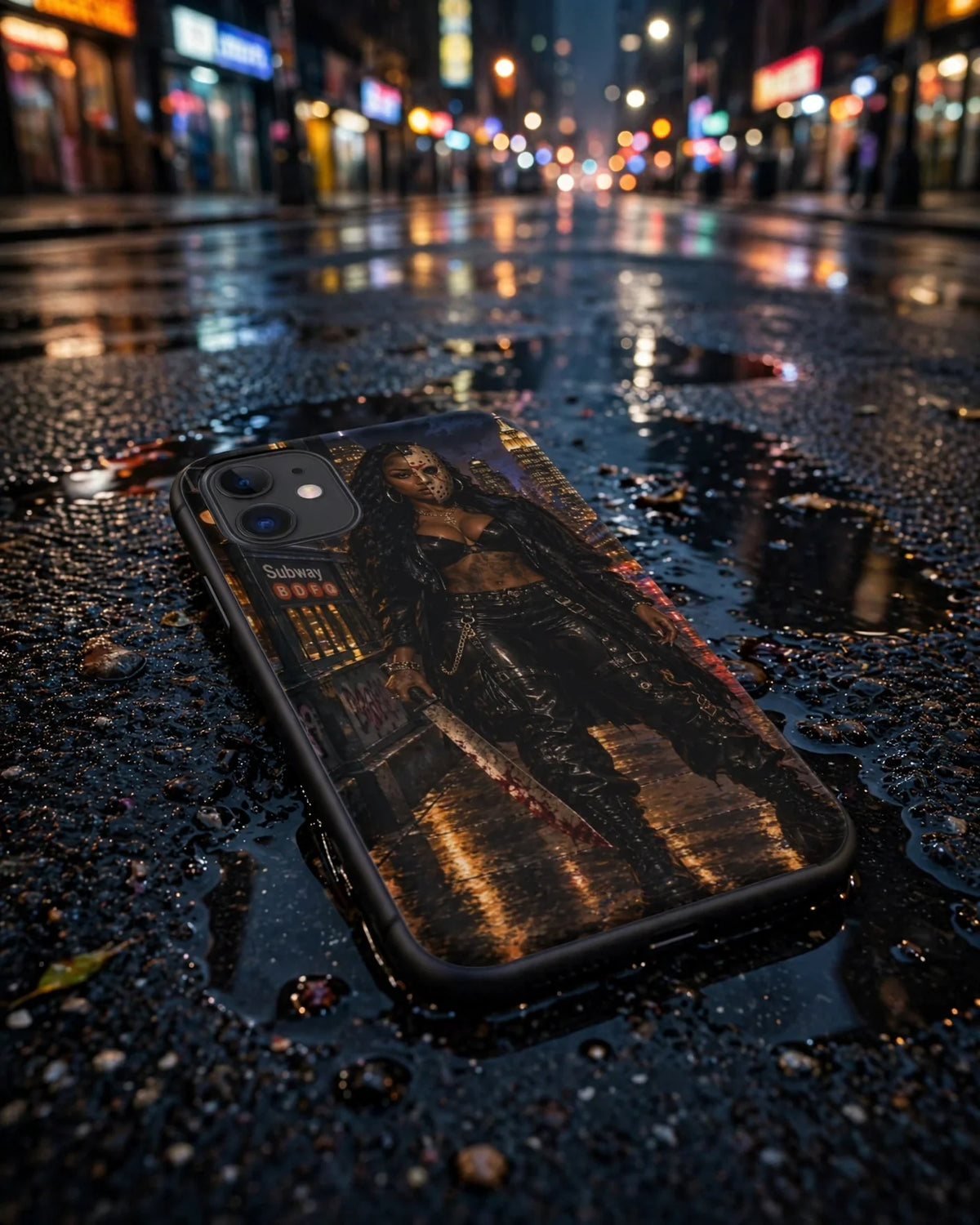 Deadly Seduction iPhone case lifestyle product photo