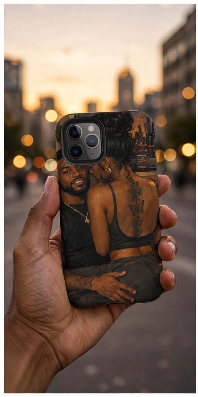 Two Hearts One Soul tough phone case