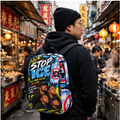 Stop ICE — Families Over Fear Backpack Lux & Lounge