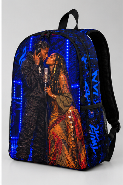 Two Hearts, One Melody ❤️ Minimalist Backpack