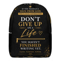 BLESSED & COVERED faith backpack front view