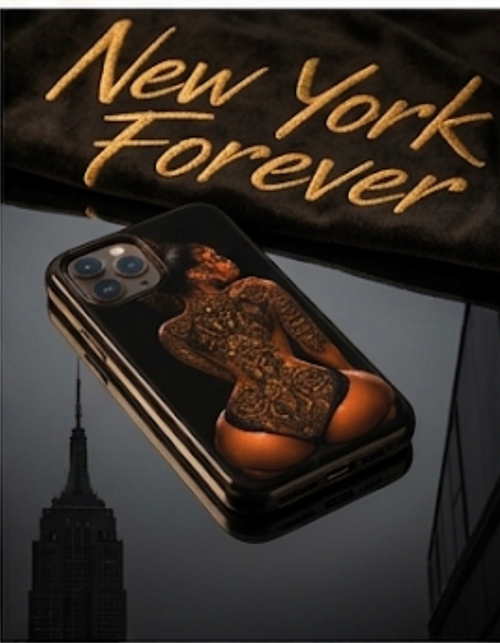 Lux & Lounge Masterpiece Tough Case for iPhone New York mockup