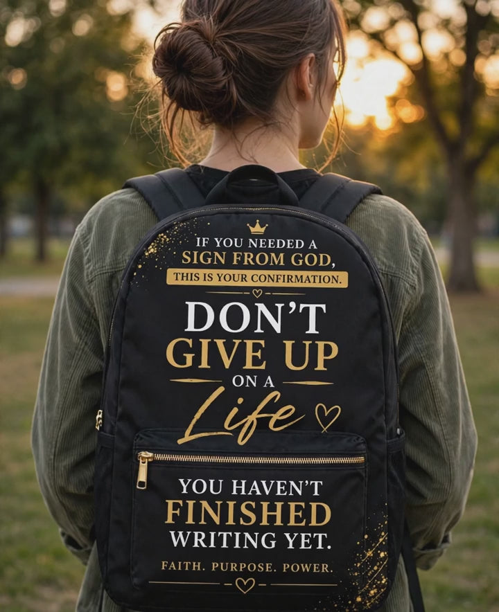 Blessed & Covered™ | Faith Statement Backpack