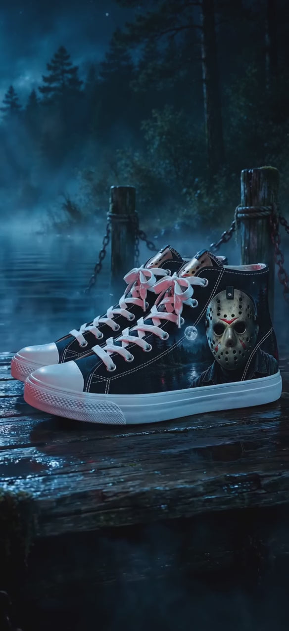 Jason Voorhees Horror High-Top Shoes