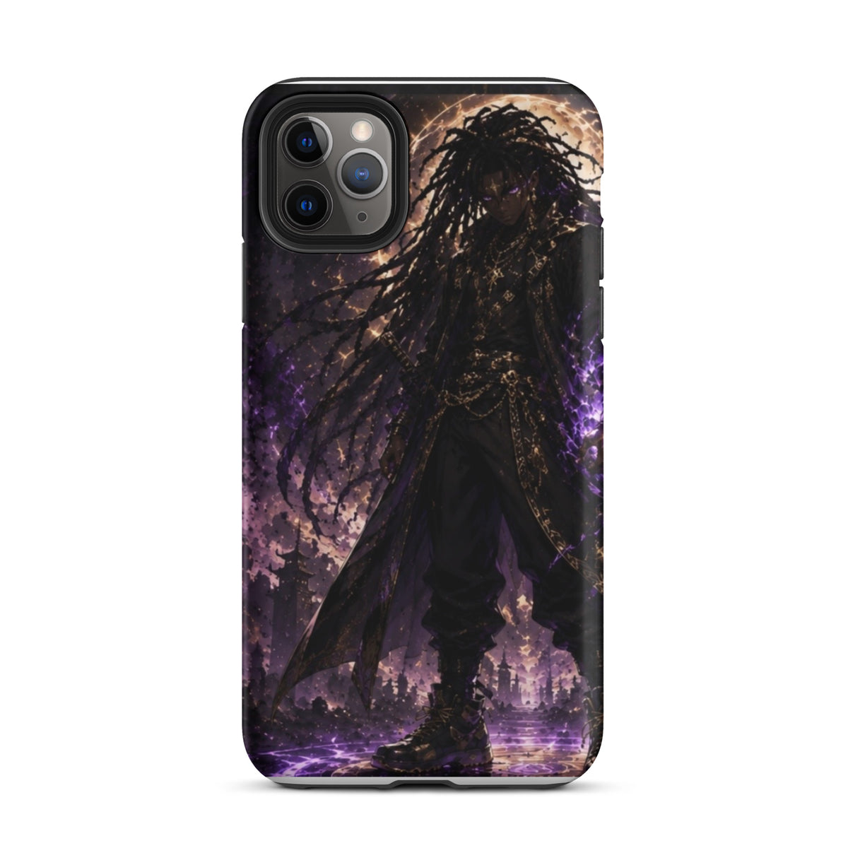 Zayren Tough iPhone Case — dark anime streetwear view 3