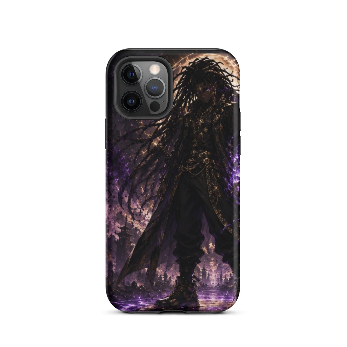 Zayren Tough iPhone Case — dark anime streetwear view 6