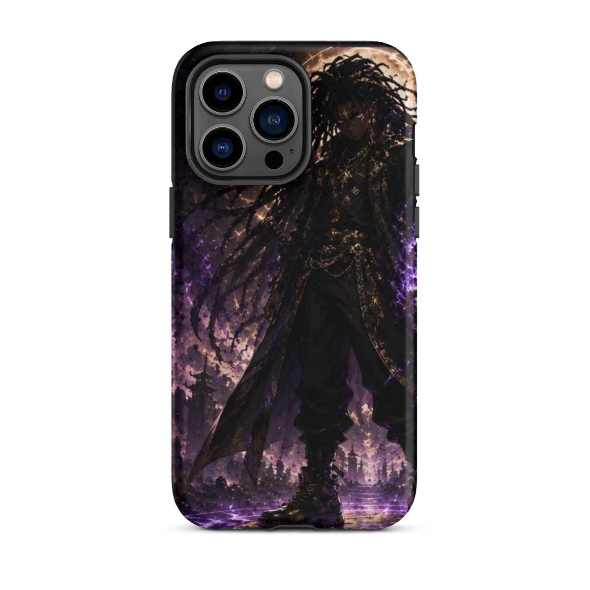 Zayren Tough iPhone Case — dark anime streetwear view 15