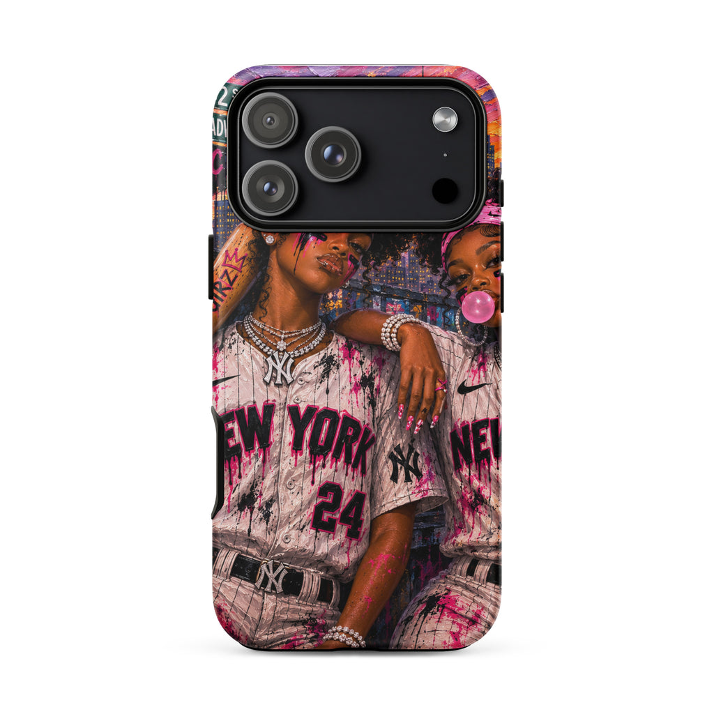 Painted Queens of NYC iPhone case — bold NYC phone case product view 27