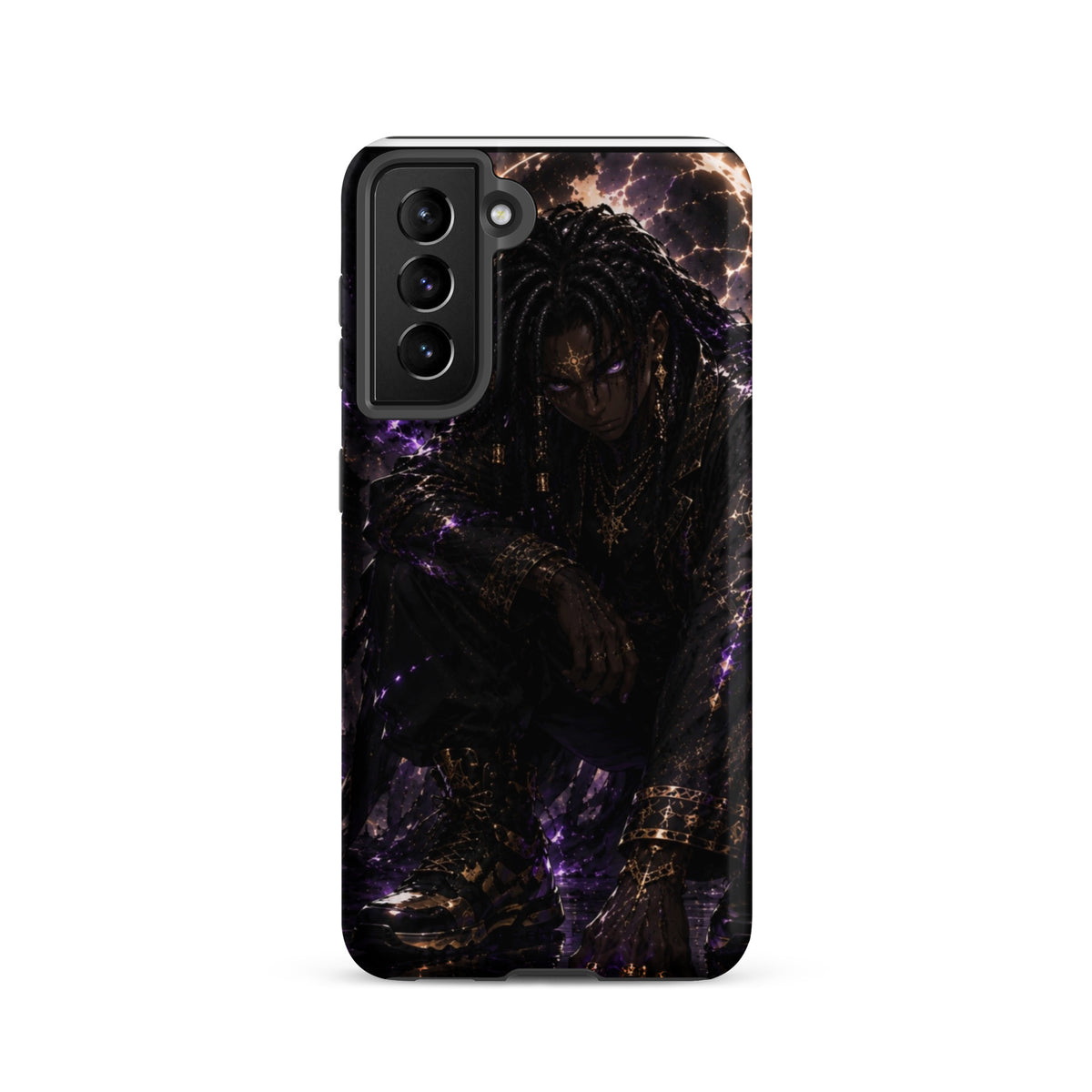 Zayren Tough Samsung Galaxy Case — dark anime streetwear view 5