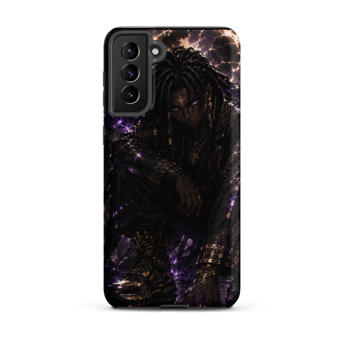 Zayren Tough Samsung Galaxy Case — dark anime streetwear view 6