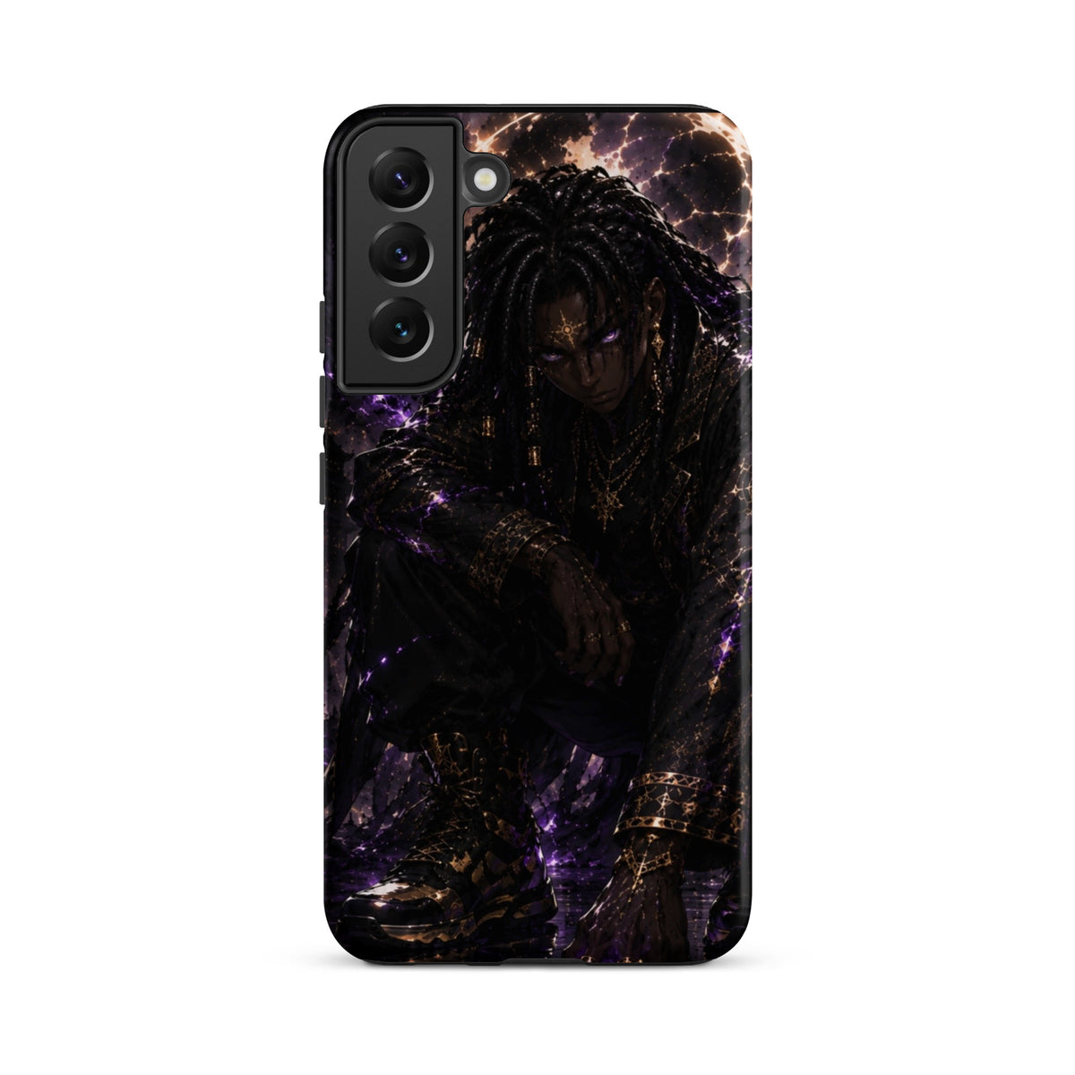 Zayren Tough Samsung Galaxy Case — dark anime streetwear view 10