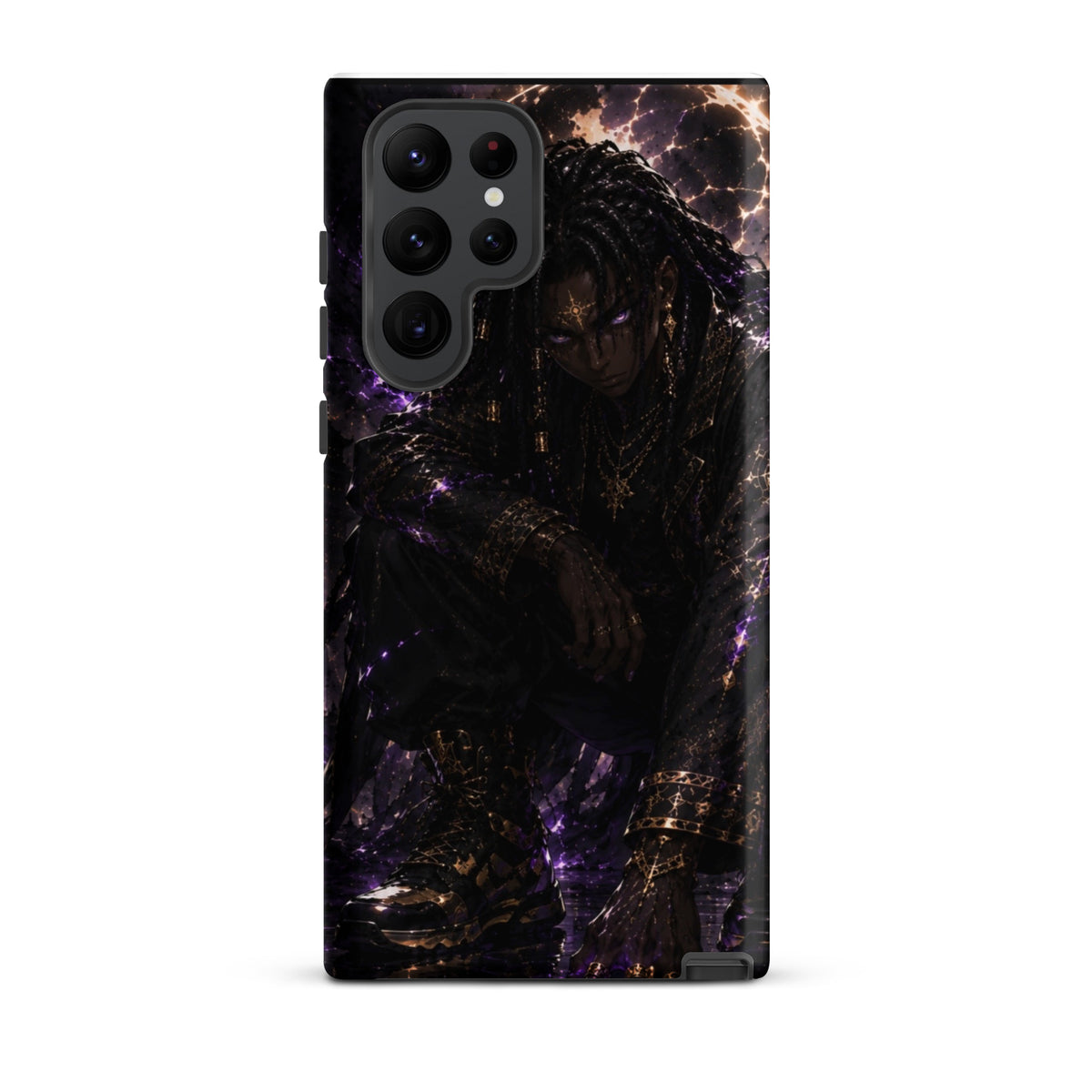 Zayren Tough Samsung Galaxy Case — dark anime streetwear view 11