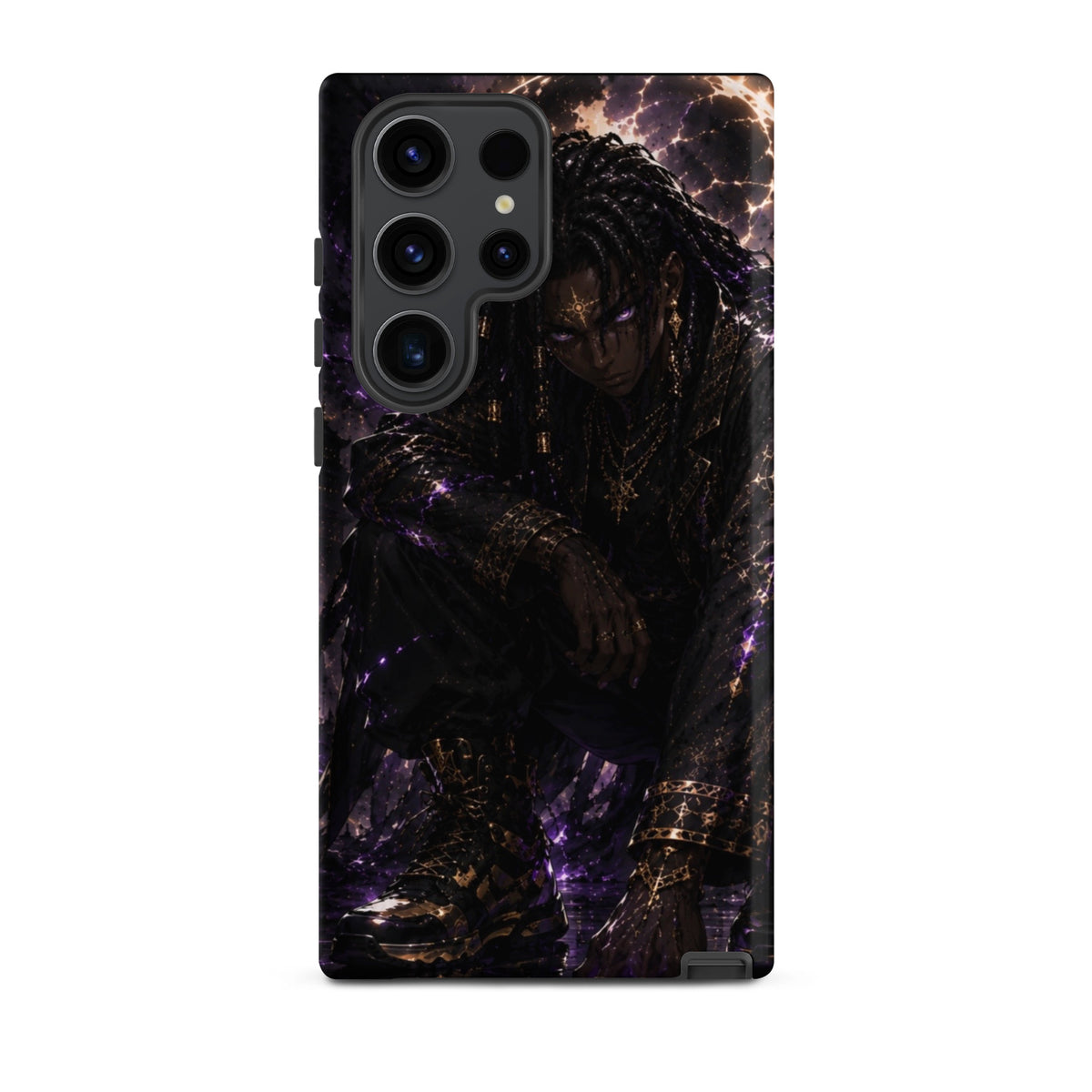 Zayren Tough Samsung Galaxy Case — dark anime streetwear view 14