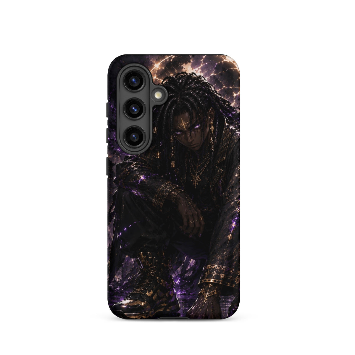 Zayren Tough Samsung Galaxy Case — dark anime streetwear view 15