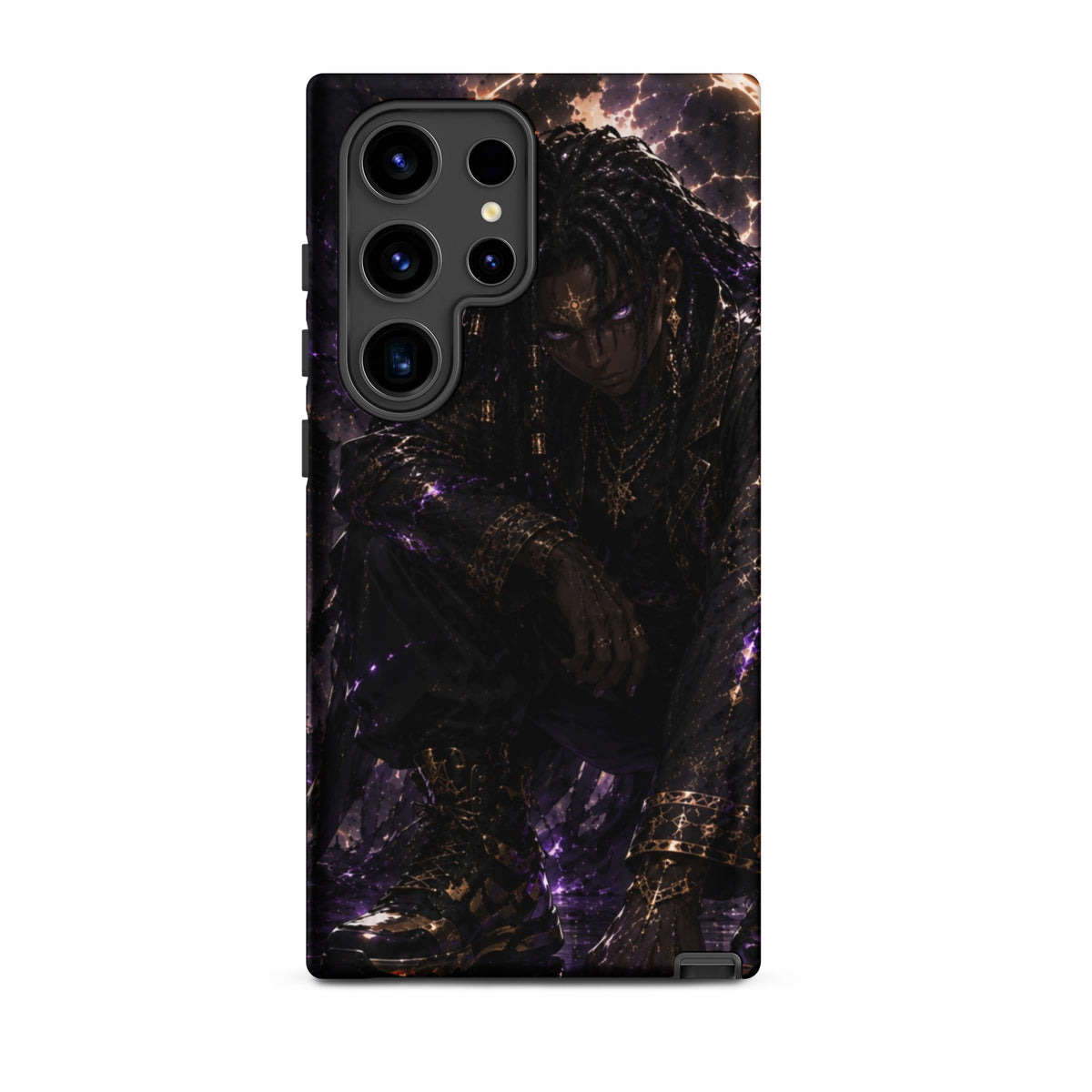 Zayren Tough Samsung Galaxy Case — dark anime streetwear view 17