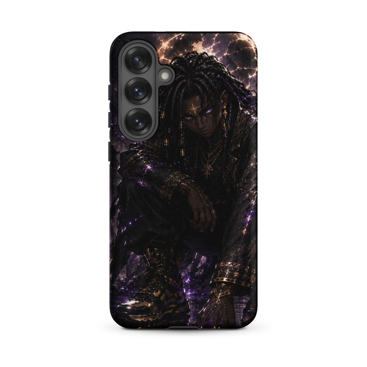 Zayren Tough Samsung Galaxy Case — dark anime streetwear view 19