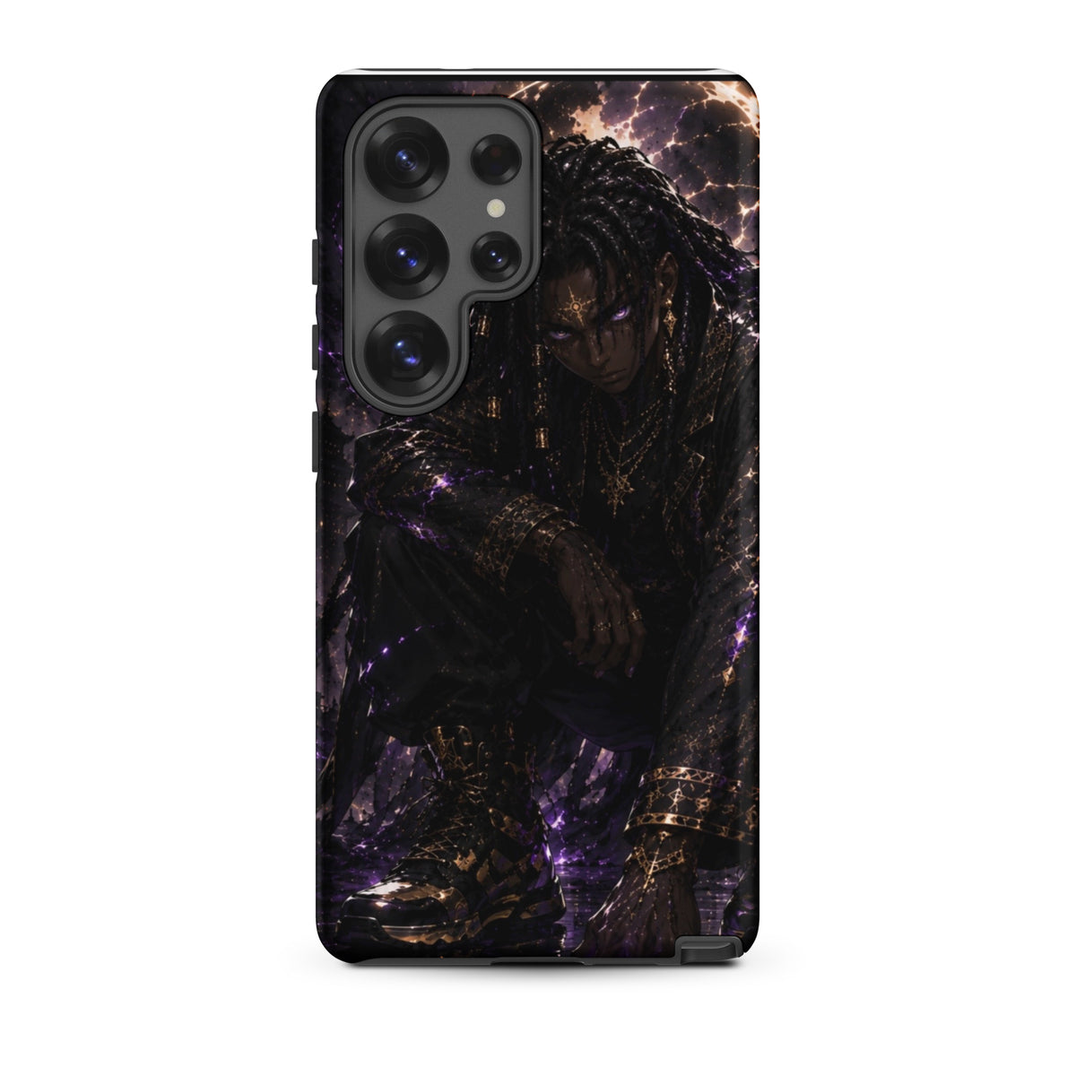 Zayren Tough Samsung Galaxy Case — dark anime streetwear view 20